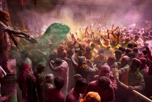 India Holi Festival (photo by Kevin Frayes, AP)